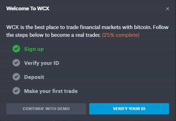 WCX Verification Trading