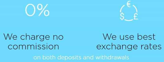 Free Deposits / Withdrawals