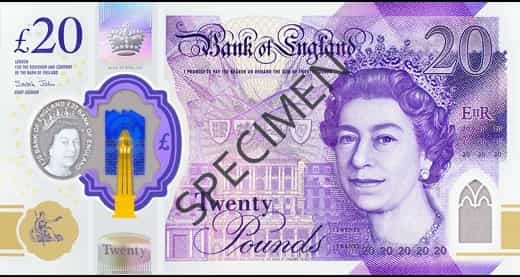 New 20 Pound Bank Note