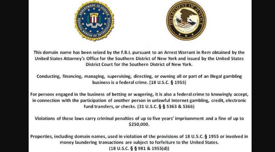 FBI Website Removal
