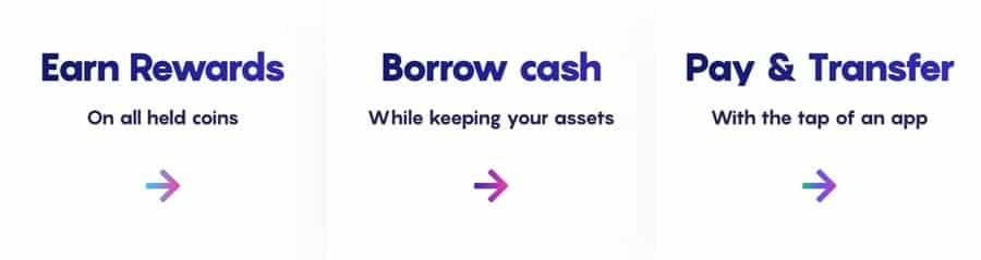 Earn Borrow Transfer