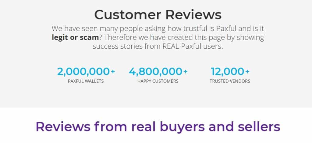 Paxful Reviews