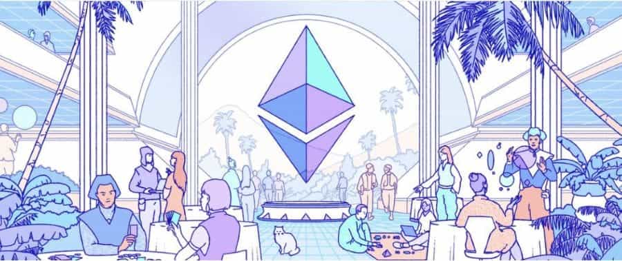 Ethereum's landing page