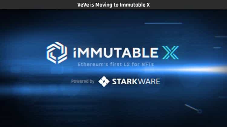 VeVe X ImmutableX