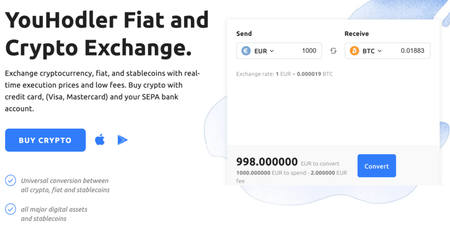 Exchange Fiat and Crypto