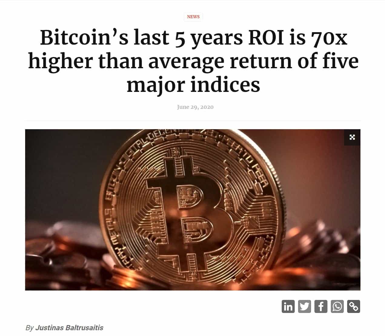 Bitcoin ROI