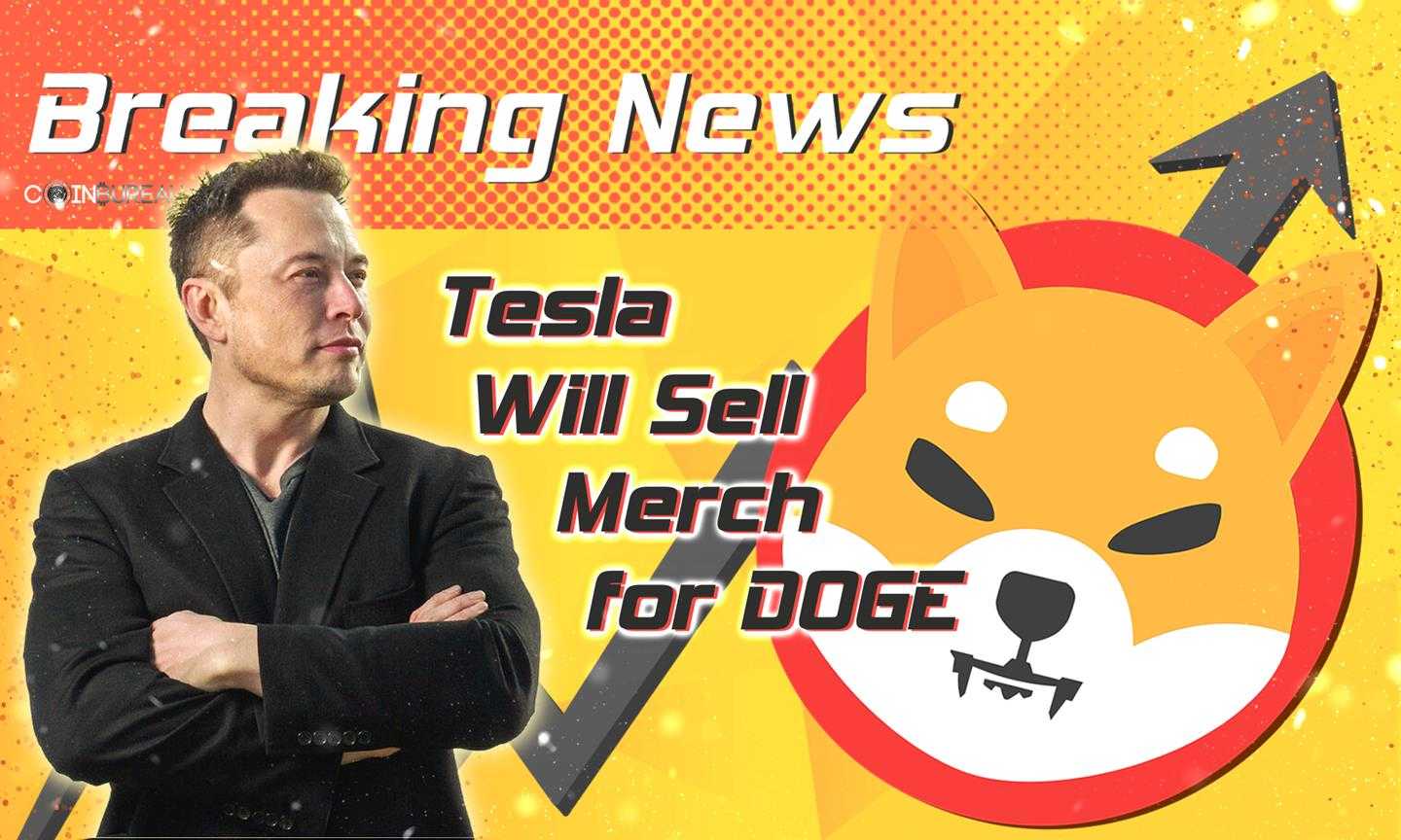 Dogecoin Soaring After Elon Musk Says Tesla Selling Merch for DOGE