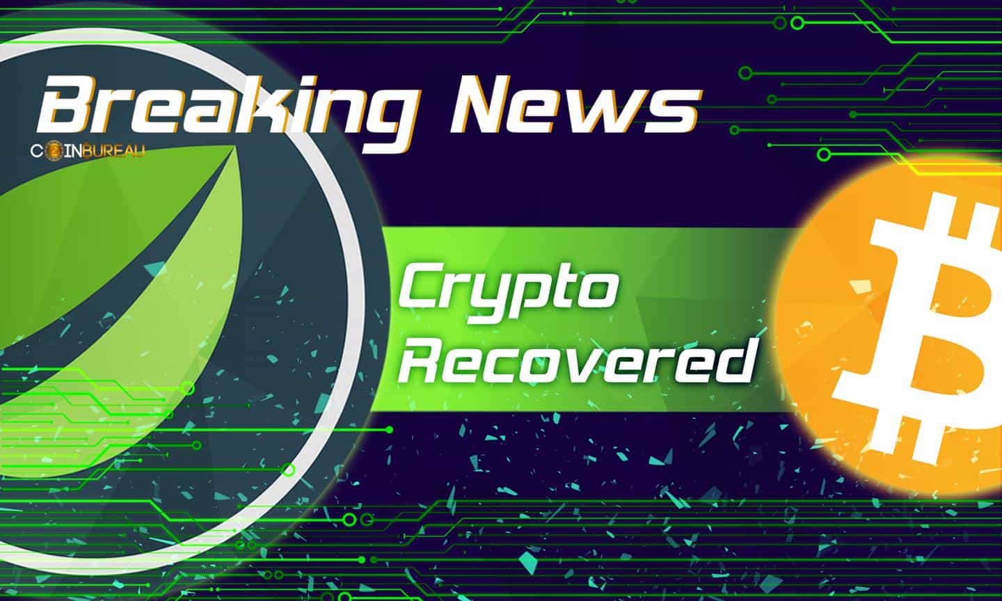 Stolen Bitfinex Crypto Recovered