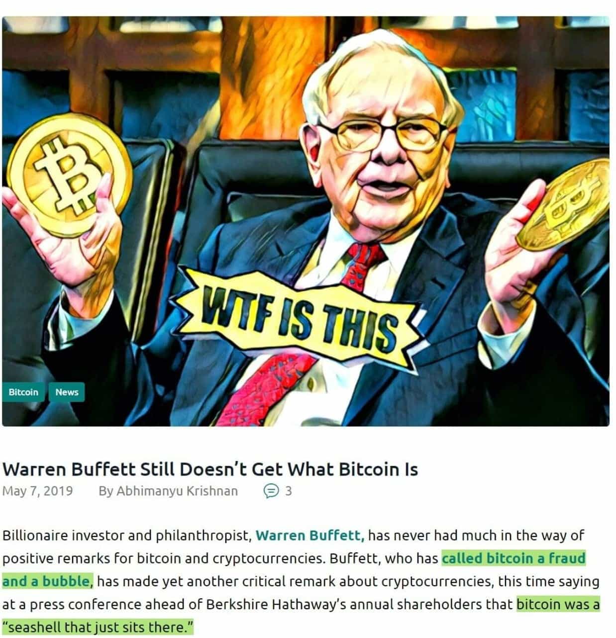Buffett Bitcoin