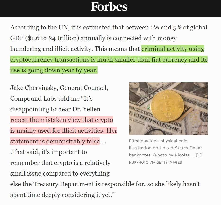 Forbes on Bitcoin 