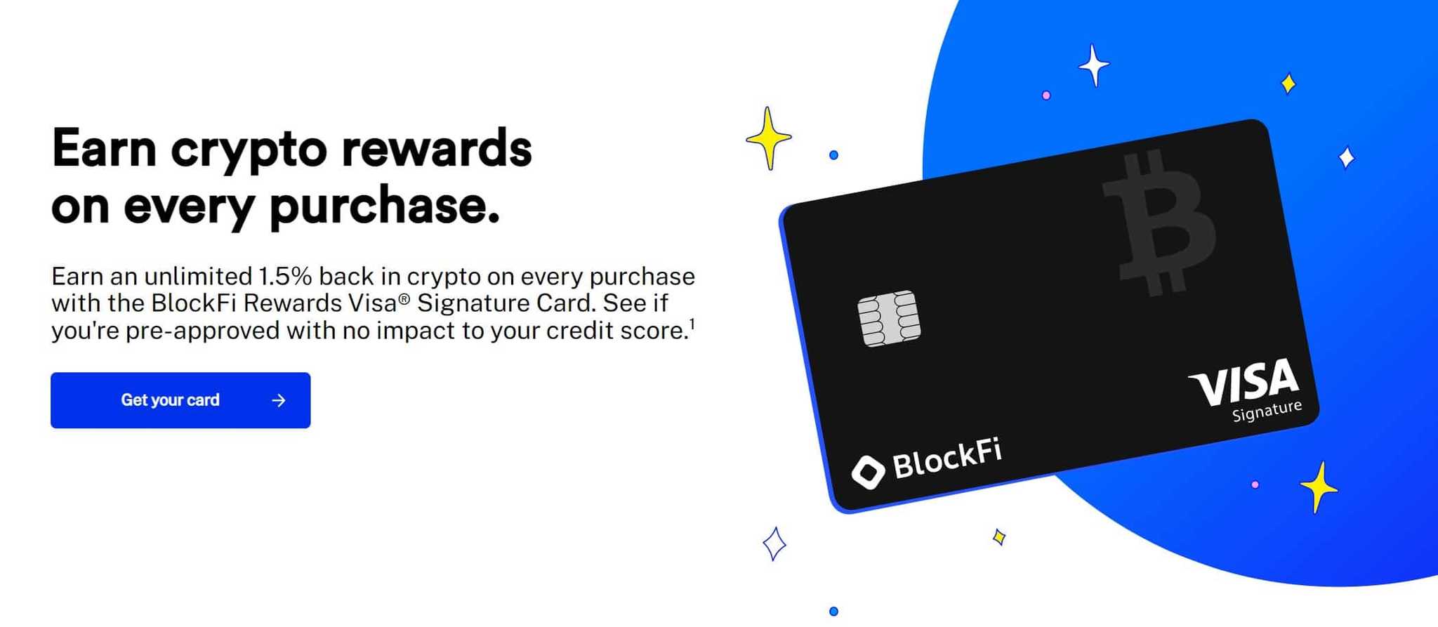 BlockFi Crypto Card