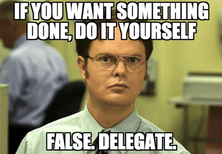 Delegation Meme