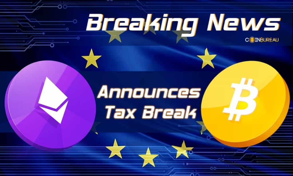 Europes Largest Economy Announces Tax Break For Bitcoin and Ethereum