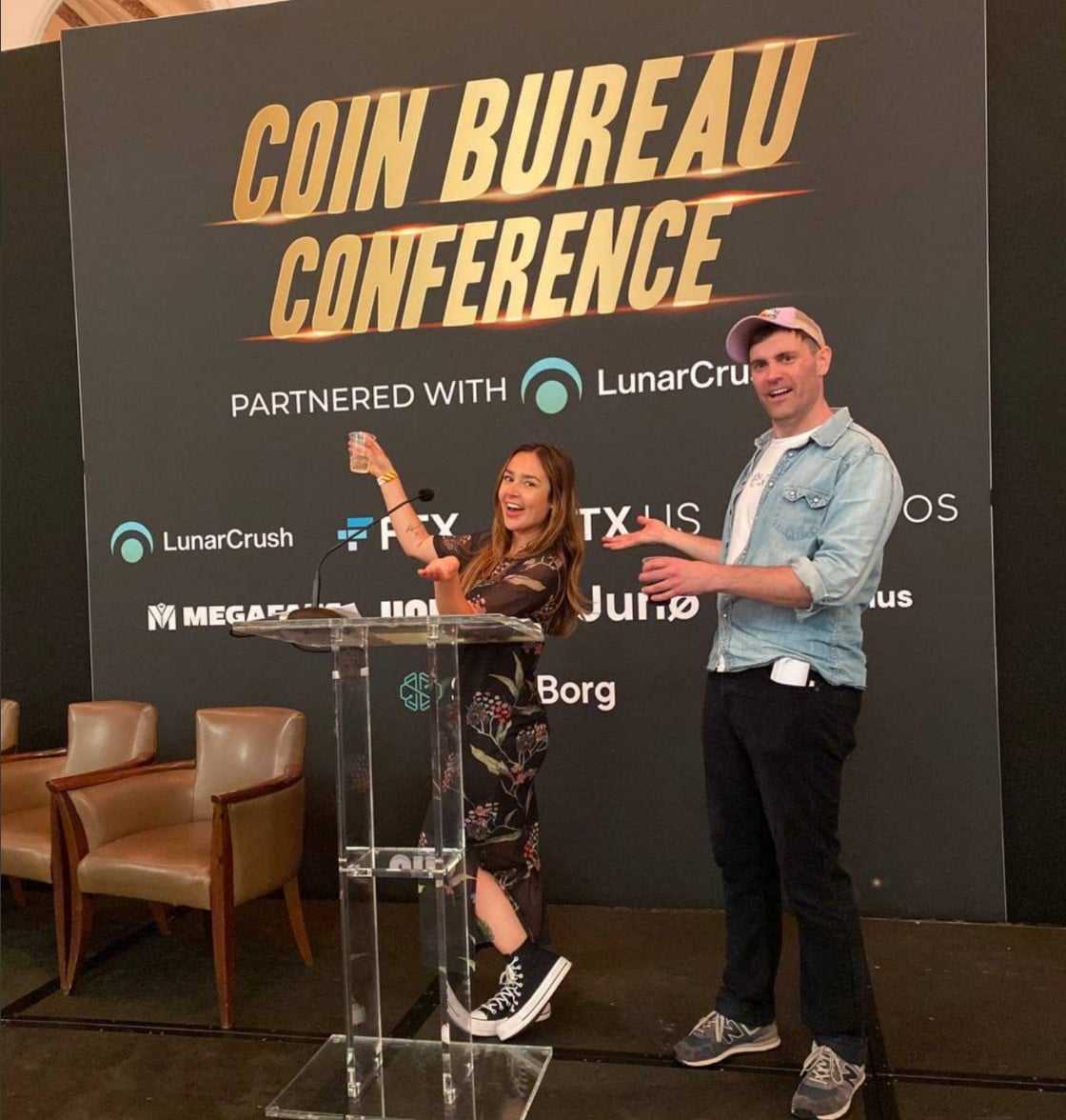 Guy and Macey Coin Bureau Conference