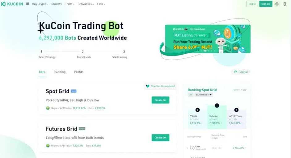KuCoin trading bot