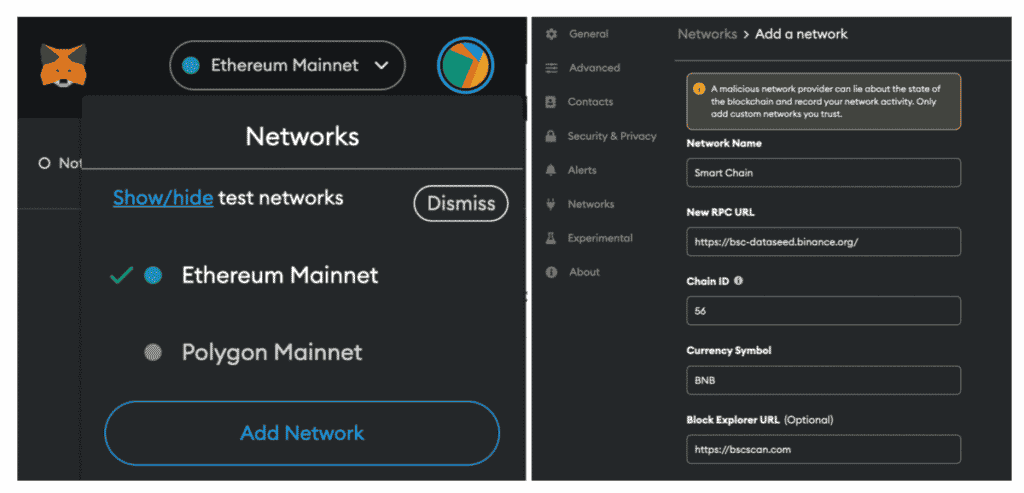 Add Network
