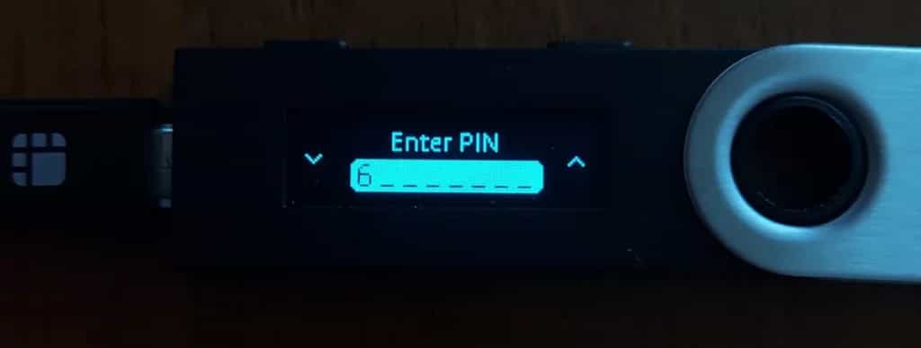 Ledger PIN Number