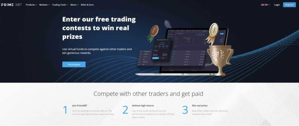 PrimeXBT trading contests