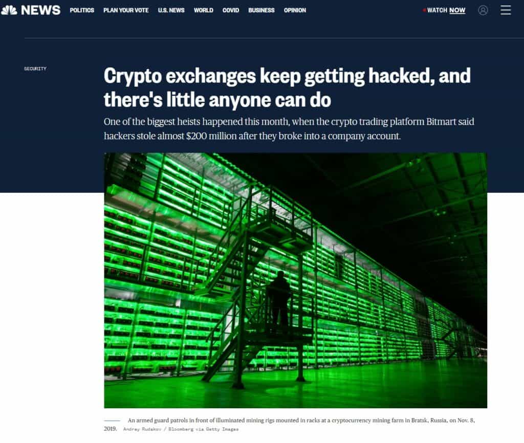 crypto exchange hack