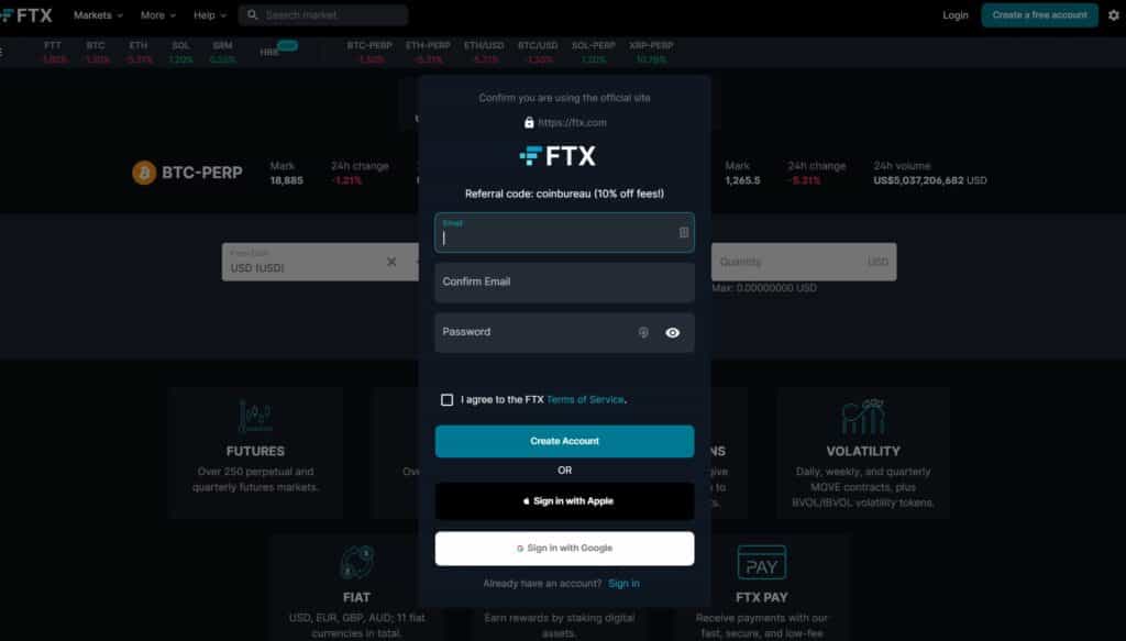 how to buy polkadot on ftx