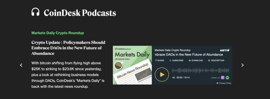 CoinDesk Podcast